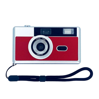 Half Frame Retro 35mm Reusable Film Camera Vintage Analogue Reloadable 35 mm Film Cameras with Flash