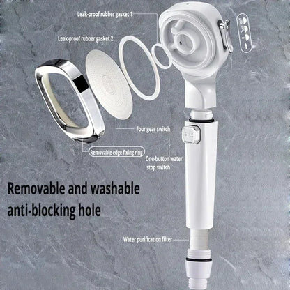 Xiaomi High Pressure Shower Head 3 Modes Adjustable Filter Shower Head Set New Smart Bathroom Shower Head Accessories Sprayer