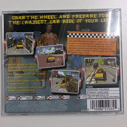 Dreamcast Crazy taxi  With Manual Copy Disc Game Unlock DC Game Console Retro Video Game Direct Reading Game