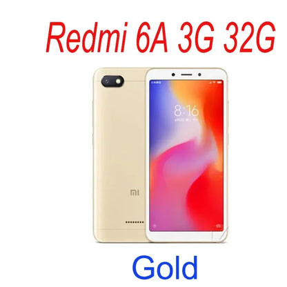 Original Xiaomi Redmi 6A Smartphone 3GB 32Gb Wholesale Xiaomi Mobile Phones Unlocked Android Google Play Global Frimware