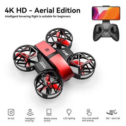 Xiaomi Mini Profession Drone With 4k HD Wide Angle Camera Wifi Rc Height Keep Drone Fpv Foldable Drones Kids Toys 4DRC NEW