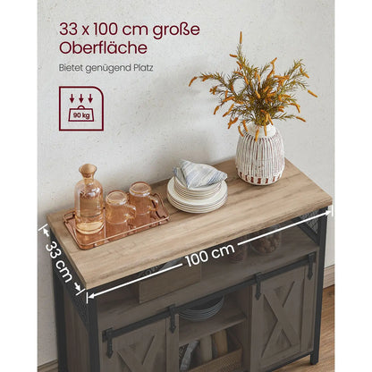 Dining sideboard, kitchen cabinet, storage cabinet, 108.5x43.5x20 cm, LSC092B50