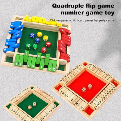 CPC CE Toys Juego de cuatro lados Flip Game Juego digital Juguetes para niños Juego de mesa para padres e hijos Juego de bar Fiesta Juego de ocio