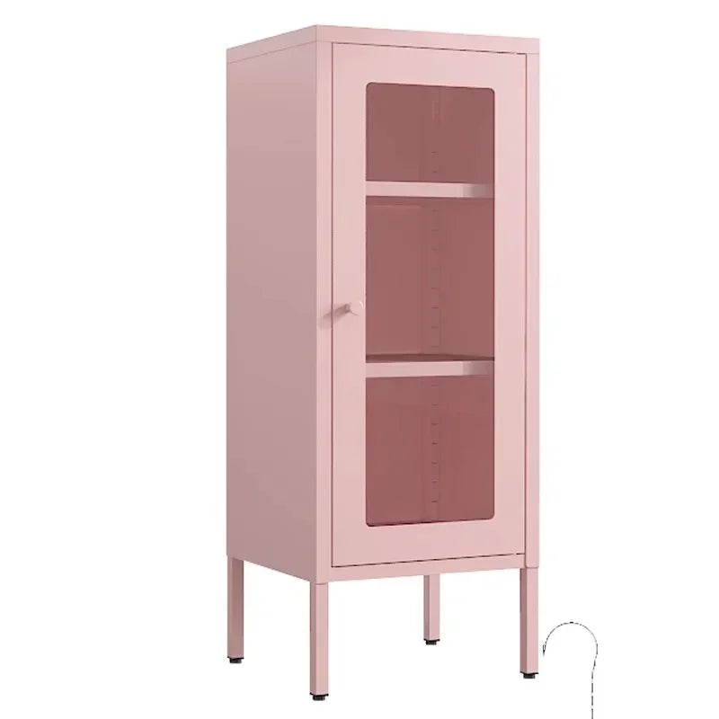 Dining Side Cupboard Wine Cabinet Small Size Narrow Storage Kitchen Living Room Side Wrought Iron Kitchen Sideboard Cabinet