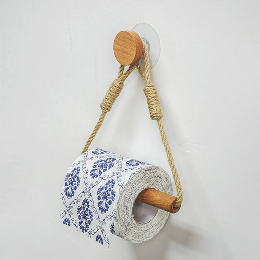 Toilet Paper Holder Wall Mounted WC Washroom Bathroom Accessories Wooden Rolling Paper Tissue Holder for Toilet Towel Rack