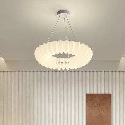 Bedroom Pendant Light, Internet Famous, Cream Style, Room Pendant Light,Restaurant Bar Desk Light Simple, Modern and Cozy