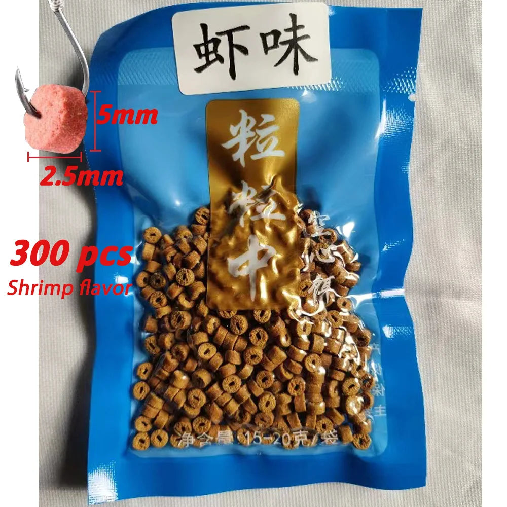 Fishing Feed Attractant Hollow Granular Lure Nutrition Food Fishy Flavor Scent Pesca Carp Atomization Fiber Bite Hook Soft Bait