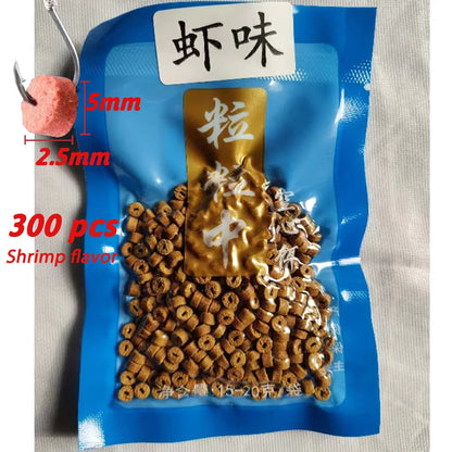 Fishing Feed Attractant Hollow Granular Lure Nutrition Food Fishy Flavor Scent Pesca Carp Atomization Fiber Bite Hook Soft Bait