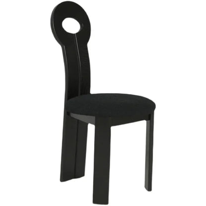 Wooden Relaxing Minimalist Dining Chair Bedroom Unique Comfortable Black Dining Chair Wood Floor Sandalyeler Kitchen Furniture