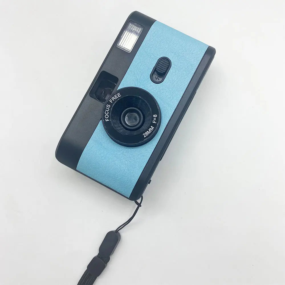 Reusable Film Camera 35mm Vintage Non-Disposable Camera with flash Retro Children Gift Camera