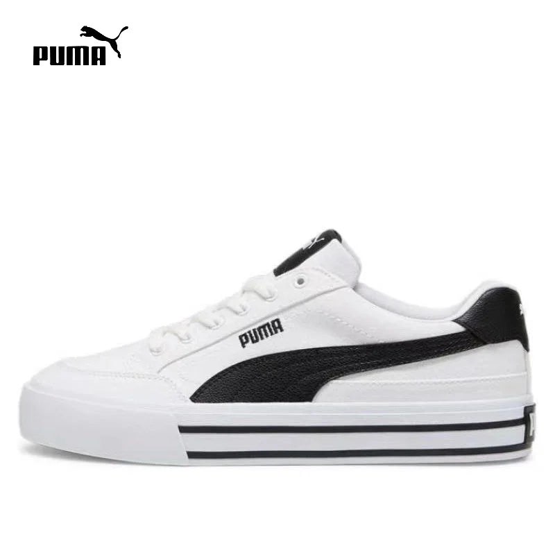 PUMA Court Classic comfortable casual non slip lightweight low top board shoes for men and women