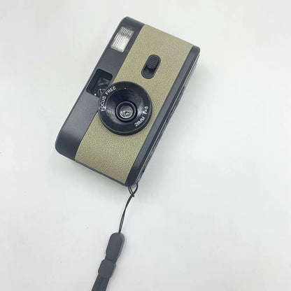 Reusable Film Camera 35mm Vintage Non-Disposable Camera with flash Retro Children Gift Camera