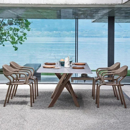 Outdoor Camping Garden Furniture Sets Lounge Rattan Dining Tables Chair Backyard Armchairs Sectional Salon De Jardin Furniture