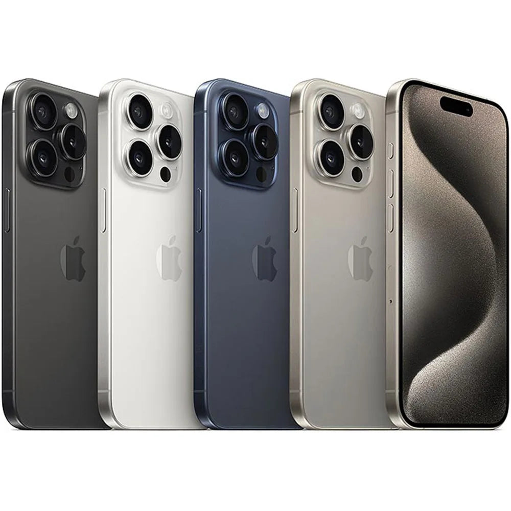 2023 Original Apple iPhone 15 Pro 8GB RAM 128GB/256GB/512GB ROM A17 Pro Bionic Chip 6.1'' 120Hz Super Retina XDR Display NFC