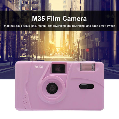 Kodak M35 Film Camera Non-Disposable Retro Film Machine Manual Replaceable Reusable Film Camera With Flash Function