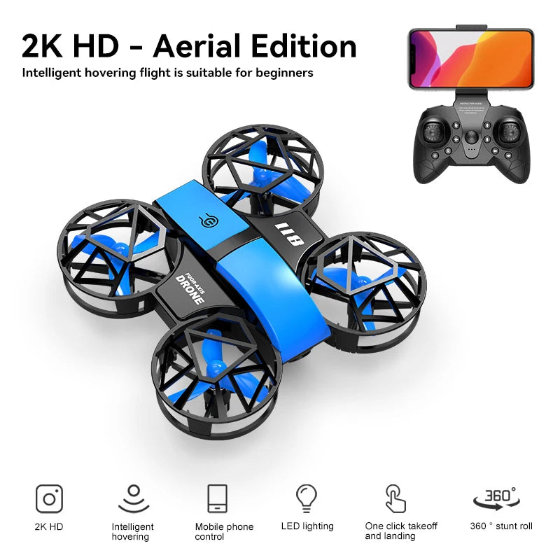 Xiaomi Mini Profession Drone With 4k HD Wide Angle Camera Wifi Rc Height Keep Drone Fpv Foldable Drones Kids Toys 4DRC NEW