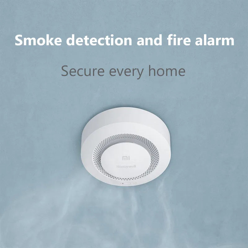 Xiaomi Smoke Detector Honeywell Sensor Fire Alarm Audible&Visual Alarm Work With Bluetooth-compatible Gateway Smart Remote APP