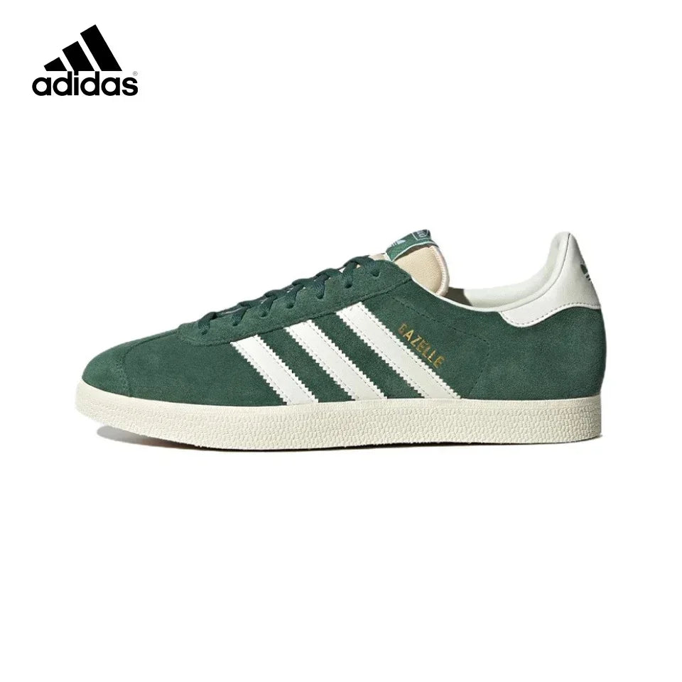 Adidas Gazelle Brown Men's and Women's Lightweight Non-slip Wear Comfort Retro Casual Versatile Fashionable Sports Board Shoes