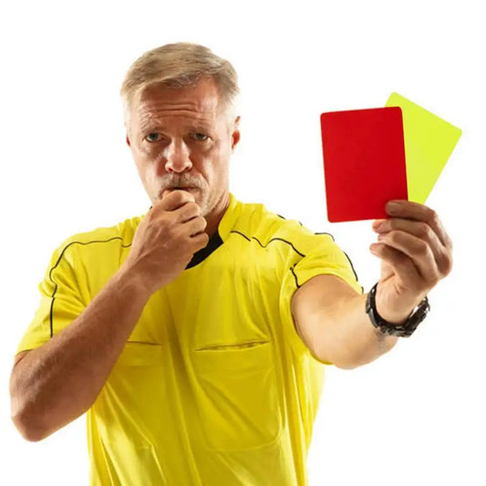 Soccer Referee Red and Yellow Card Tools Professional Football Soccer Ball Match Referee Kit Soccer Standard Cards