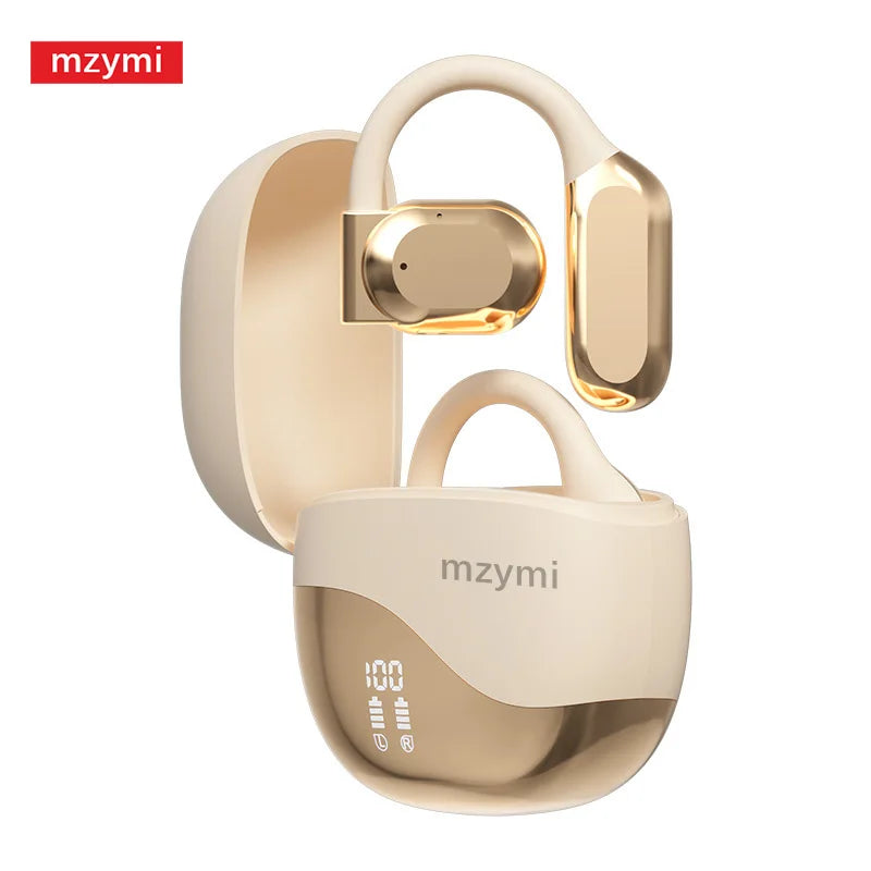 mzymi M62 Wireless Earbuds Hifi Sound Bluetooth 5.3 Headphones Over-Ear Headset Waterproof TWS Earphones With Mic For XIAOMI