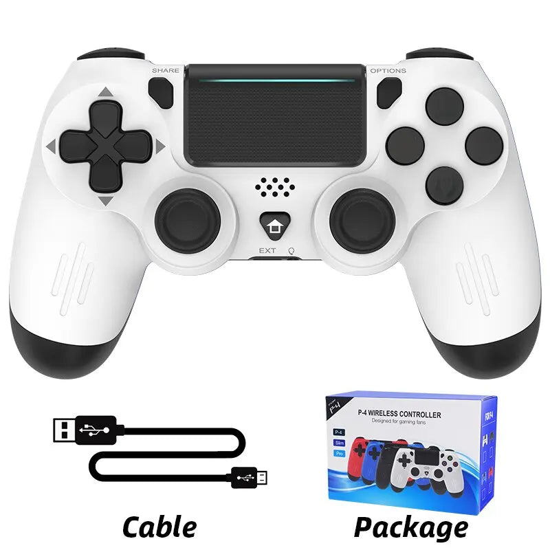 DATA FROG Bluetooth-Compatible Game Controller for PS4/Slim/Pro Wireless Gamepad For PC Dual Vibration Joystick For IOS/Android