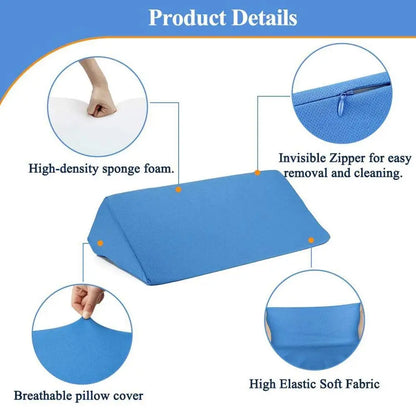 Pressure Reduce Cushion Hotel Home Wedge Pillow Comfortable Firm Foam Office Pain Relief Posture Correct Aid Back Support Soft