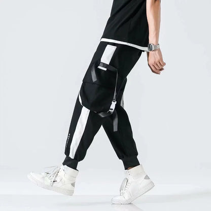 n-style functional parachute army cargo pants spring-summer tide brand summer loose niche sports straight casual pants