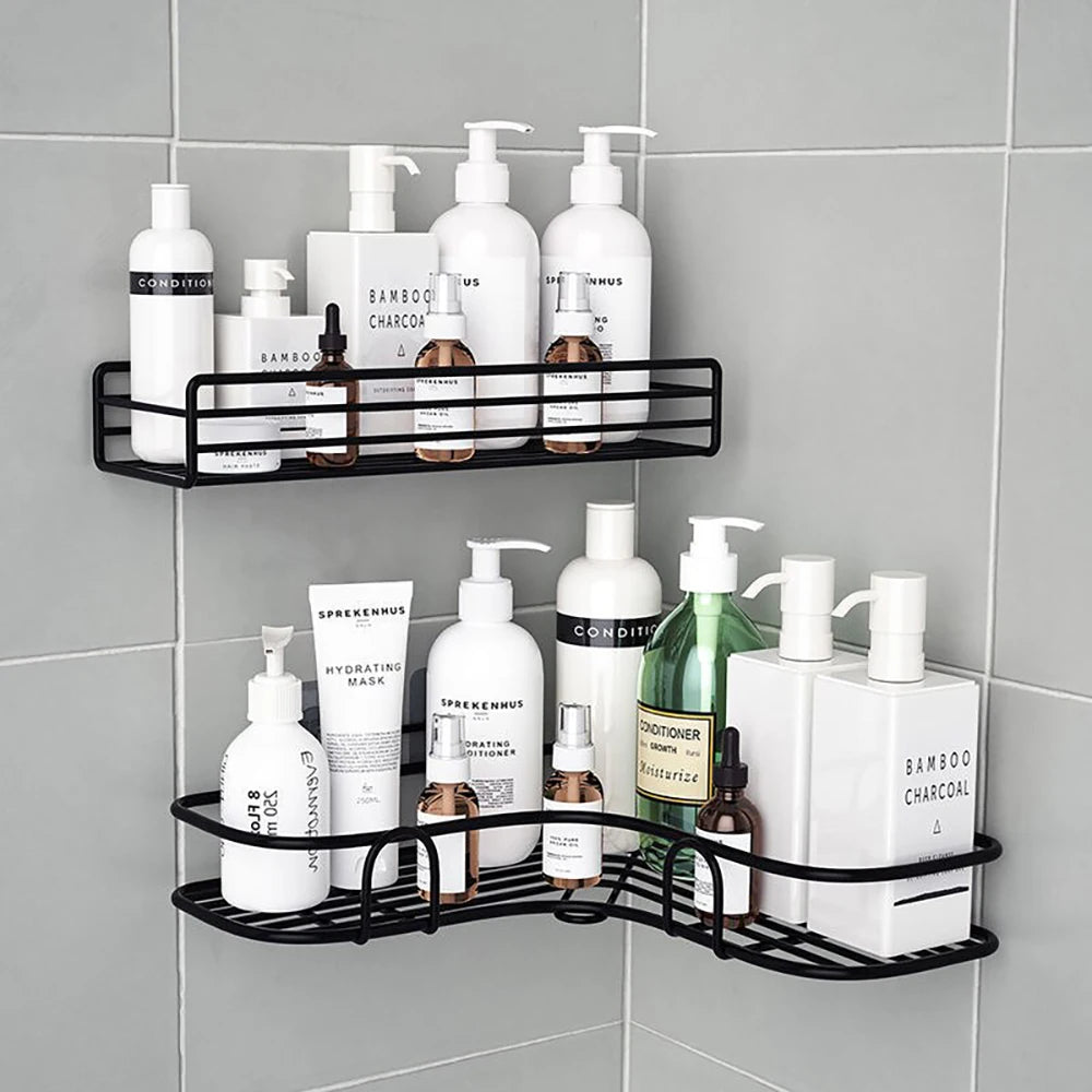 Bathroom Shelf Bathroom Towel Rack Floating Shelf for Wall Shelves Accessories Storage Shower Hardware Fixture Home Improvement