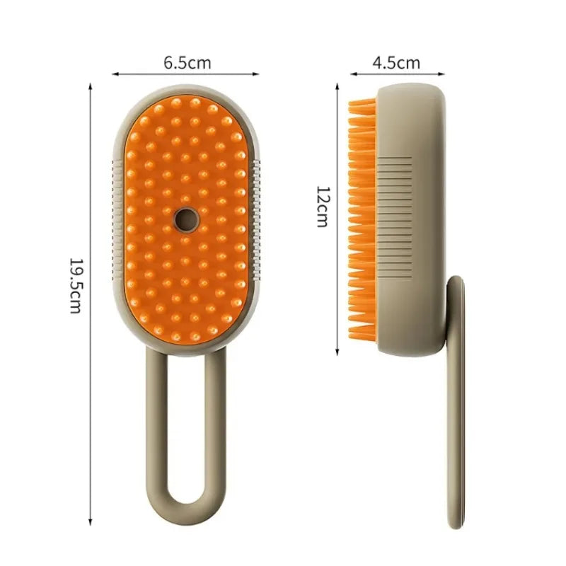 Cat Hair Brush Pet Steam Brush Cat Dog Cleaning Steamy Spray Massage Beauty Comb 3 in 1 Hair Removal Dog Grooming Supplies