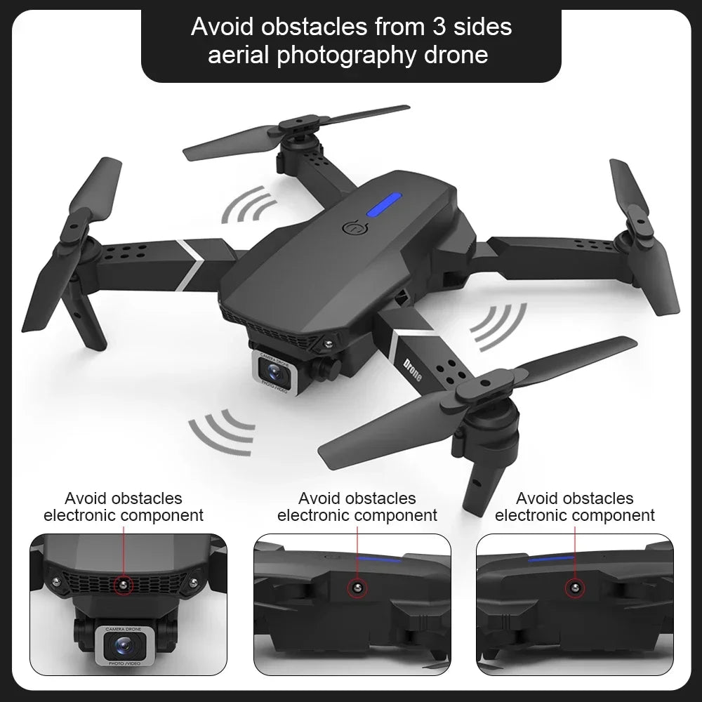 Xiaomi  E88 Pro Aerial Photography Aircraft 8K Dual Camera Drone Three-Axis Gimbal Automatic Cruise Folding Drone