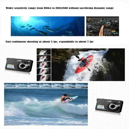 HD Digital Camera With LCD Screen Child Cameras Outdoor Anti-Shake Instant Photo Camera Rechargeable Photography Camcorder