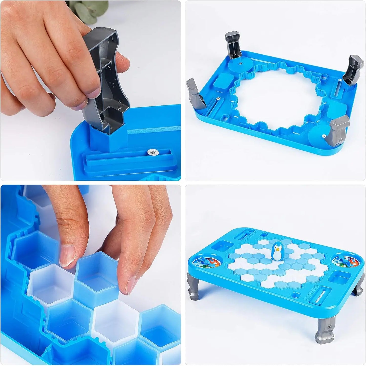 Big Size Ice Breaker Game Save Penguin on Ice Block Family Penguin Trap Activate Square Shape Board Game Children Christmas Gift