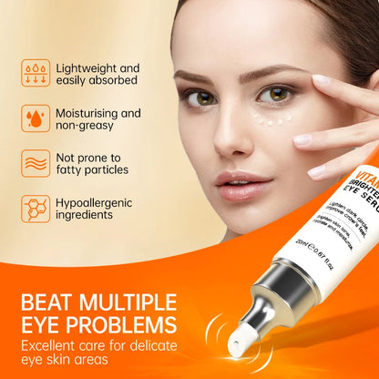 Vitamin C Eye Cream Anti Dark Circles Removal Eye Bags Puffiness Moisturizing Anti-Aging Firming Eyes Skin Care Prdoucts