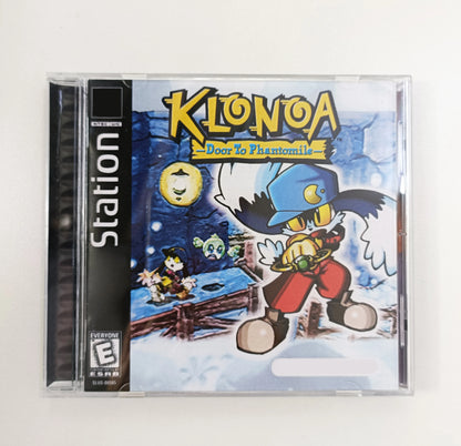 PS1 Copy Game Disc Klonoa Door to Phantomile With Manual Series Unlock Console Station1 Retro Optical Driver Video Game Parts