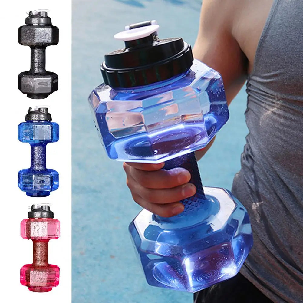 Dumbbell Water Bottle Water-filled Dumbbells Portable Dumbbell Sports Water Bottle for Arm Strength Training Workout for Home