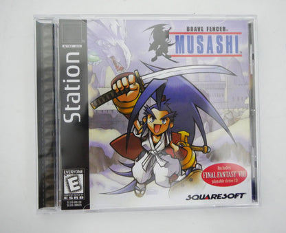 PS1 Copy Game Disc Brave Fencer Musashi With Manual Series Unlock Console Station1 Retro Optical Driver Video Game Parts