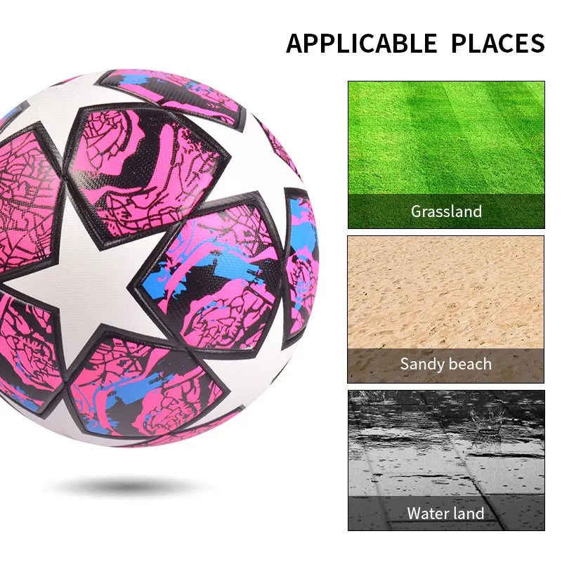 High Quality Soccer Balls Soft PU Material Professional Size 5 Size 4 Seamless Team Match Group Training Sports Football