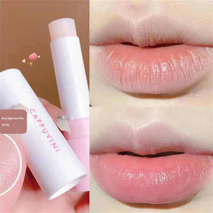 Crystal Temperature Change Lip Balm Vitality Color Lipstick Peach Girl Lip Balm Change Lipstick Lip Care Beauty Makeup TSLM1