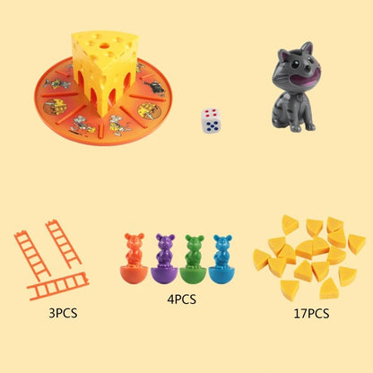 for Cat and Mouse- Cheese Game Parent-Child Interactive Board Game