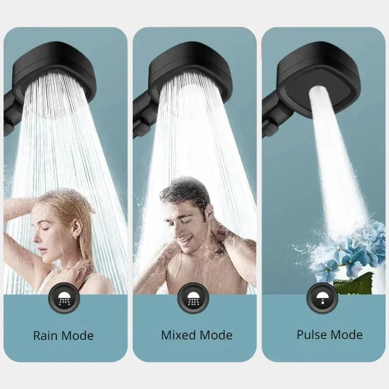 Xiaomi High Pressure Shower Head 3 Modes Adjustable Filter Shower Head Set New Smart Bathroom Shower Head Accessories Sprayer