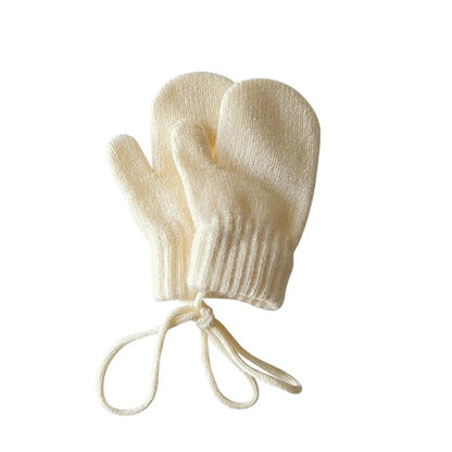 Wool Baby Winter Gloves Candy Color Halter Kids Mittens for Children Girls Boys Accessories Warm Knitted Kids Gloves 1-4Y