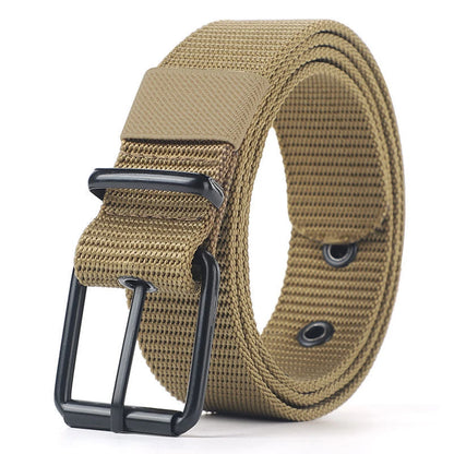 Pin Buckle Nylon Belt for Mens Outdoor Work Military Tactical Hunting High Quality Jeans Strap Canvas Casual Fashion Waistband