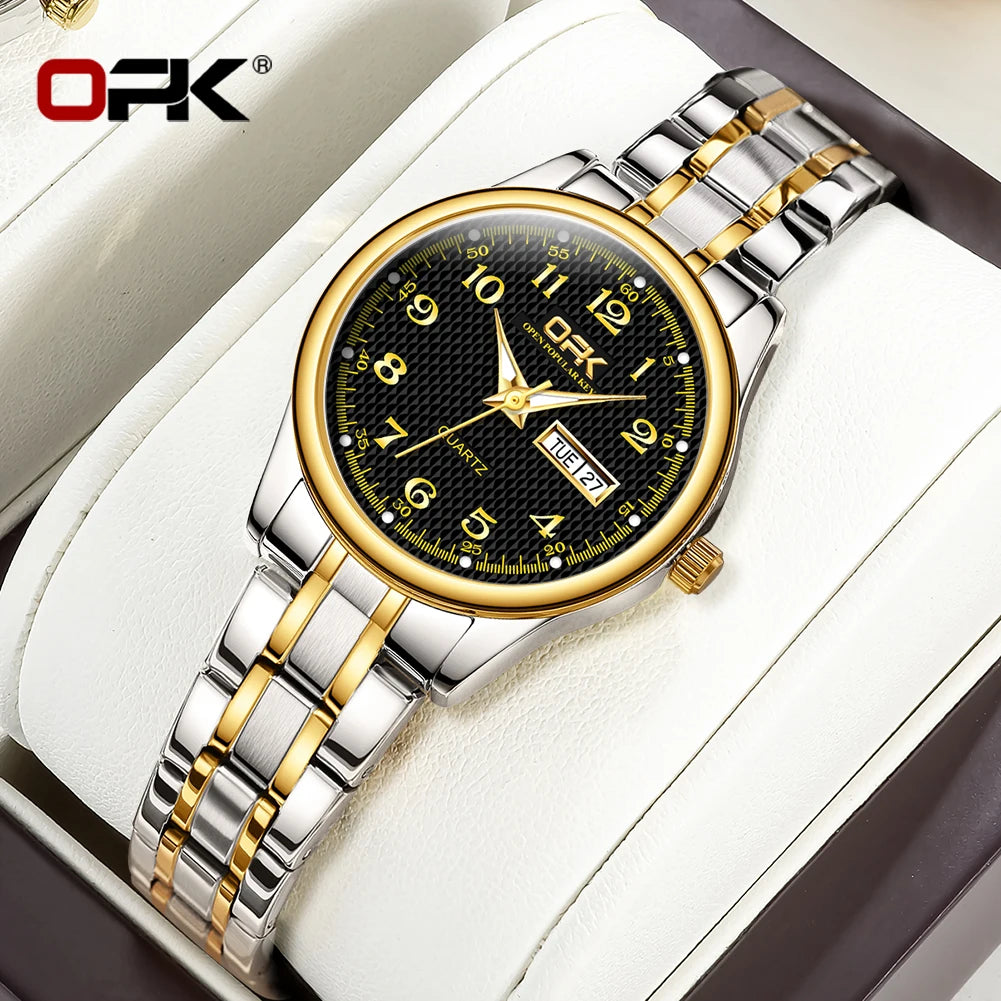 OPK 8110 Watch For Women Quartz Watch Waterproof Classic Luxury Brand Ladies Watch Stainless Steel Strap Watches Reloj Mujer