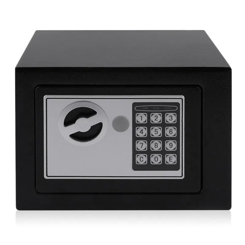 Digital Safe Box Small Household Mini Steel Safes Money Bank Safety Security Box Keep Cash Jewelry Or Document Securely With Key