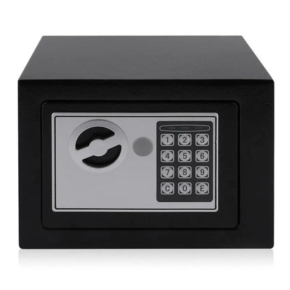 Digital Safe Box Small Household Mini Steel Safes Money Bank Safety Security Box Keep Cash Jewelry Or Document Securely With Key