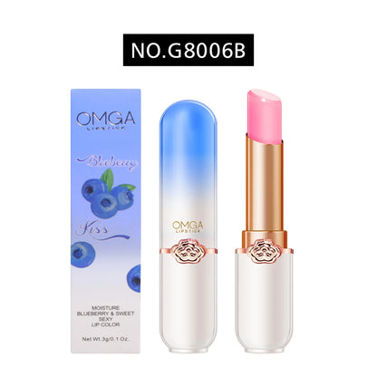 Crystal Temperature Change Lip Balm Vitality Color Lipstick Peach Girl Lip Balm Change Lipstick Lip Care Beauty Makeup TSLM1