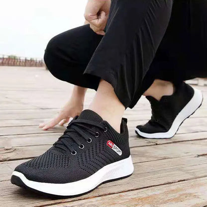 2025 men's casual sports shoes, fashionable and breathable outdoor running sports shoes, comfortable summer walking shoes, men's