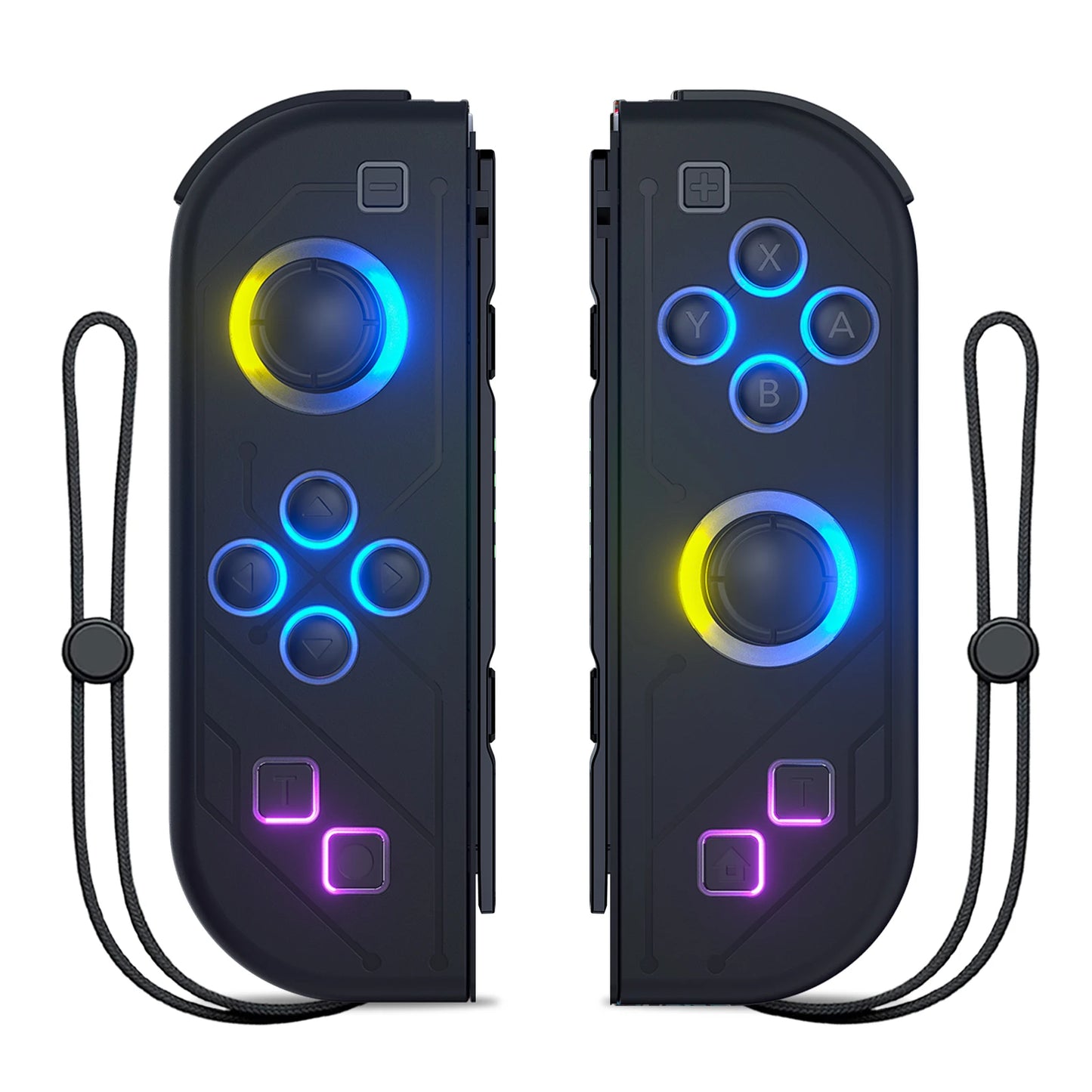 Joy Pad For Nintendo Switch/Led Lite Joystick Wireless RGB Gamepad Controller Grip Support Wake-Up And Turbo Function 6 Axis