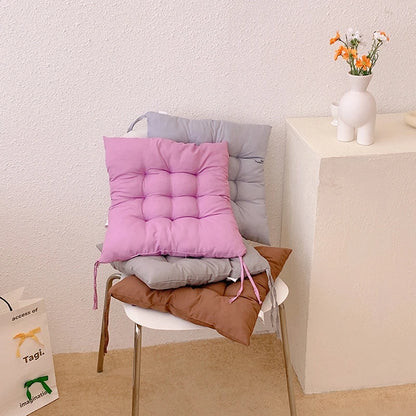 Soft Chair Cushion Home Sofa Seat Pads Solid Color Square Backrest Seat Cushion Office Sofa Seat 40x40 cushions Chair Cushion