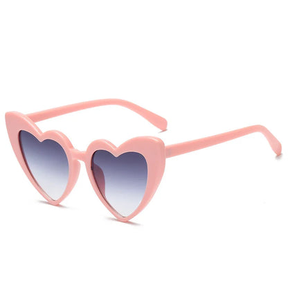 Women Fashion Heart Shaped Effects Glasses Watch The Lights Change To Heart Shape At Night Diffraction Glasses Female Sunglasses